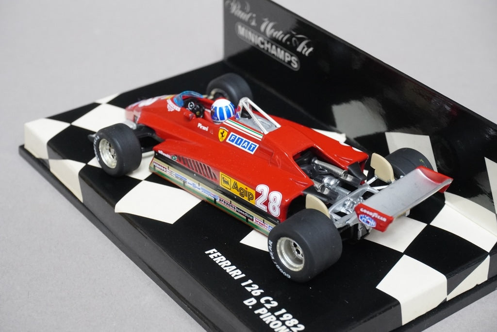 1:43 MINICHAMPS 430820028 Ferrari 126C2 1982 Didier Pironi #28