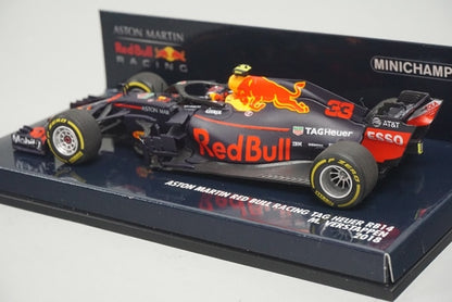 1:43 MINICHAMPS 410180033 Aston Martin Red Bull Racing TAG Heuer RB14 2018 #33 M. Verstappen