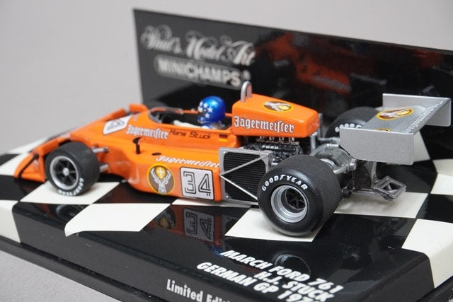 1:43 MINICHAMPS 430760034 March Ford 761 German GP 1976 #34 H.J. Stack