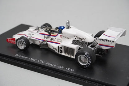 1:43 SPARK S3832 Shadow DN8 Brazil GP 1978 #16 Hans Stuck