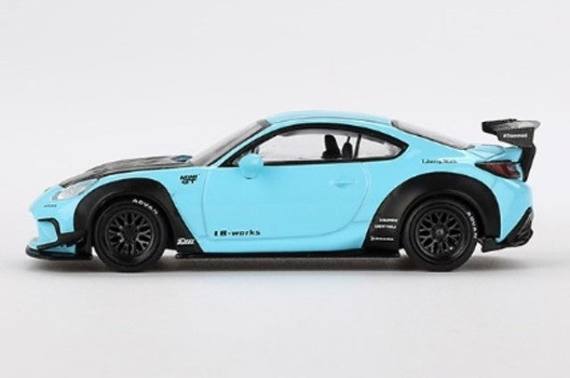 [ Back-order ] TSM MINI-GT MGT00873-BL 1:64 Toyota GR86 LB Nation Baby Blue LHD *Blister pack model car