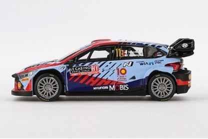 MGT00871-L TSM MINI-GT 1:64 Hyundai i20 N Monte Carlo Rally 2024 #11 LHD model car