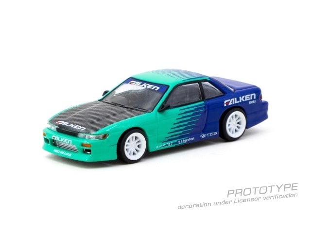 T64G-025-FA Tarmac Works 1:64 Nissan VERTEX Nissan Silvia S13 Falken model car