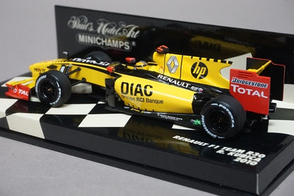 1:43 MINICHAMPS 410100011 Renault F1 Team R30 2010 #11 R.Kubica model car
