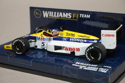 1:43 MINICHAMPS 400860005 Williams Honda FW11 1986 #5 N.Mansell model car
