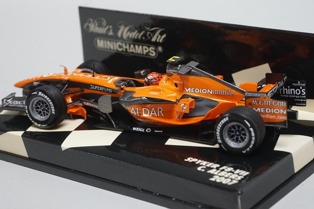 1:43 MINICHAMPS 400070021 Spyker F8-VII 2007 #21 C.Albers model car