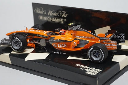 1:43 MINICHAMPS 400070021 Spyker F8-VII 2007 #21 C.Albers model car