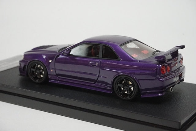 1/43 HPI 8399 Nissan NISMO R34 GT-R Z-tune Midnight Purple III model car