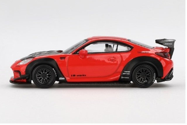 [ Back-order ] TSM MINI-GT MGT00885-R 1:64 Toyota GR86 LB Nation Red RHD model car