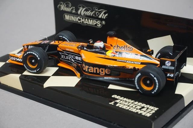 1:43 MINICHAMPS 400010014 Orange Arrows AsiaTech A22 #14 J.Verstappen model car