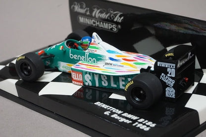 1:43 MINICHAMPS 430860020 Benetton BMW B186 1986 #20 G. Berger model car