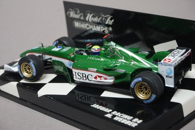 1:43 MINICHAMPS 400030014 Jaguar Racing R4 #14 M.Weber model car