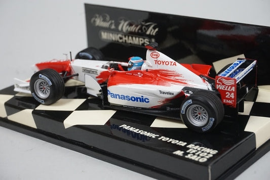 1:43 MINICHAMPS 400020024 Panasonic Toyota Racing TF102 #24 M.Salo avex decal specification