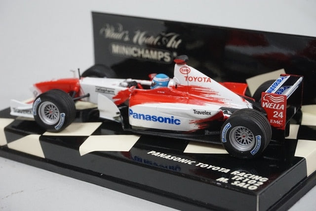 1:43 MINICHAMPS 400020024 Panasonic Toyota Racing TF102 #24 M.Salo model car