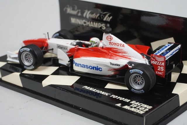 1:43 MINICHAMPS 400020025 Panasonic Toyota Racing TF102 #25 A.McNish model car