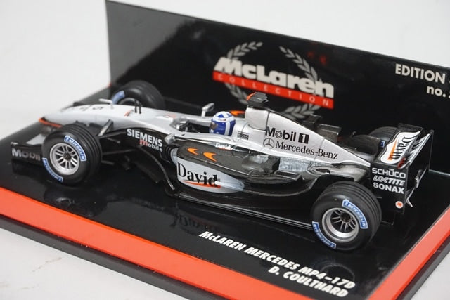 1:43 MINICHAMPS 530034305 McLaren Mercedes MP4-17D #5 D. Coulthard McLaren No.50