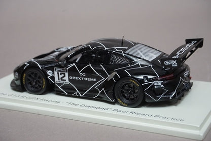 1:43 SPARK SP325 Porsche GT3 R GPX Racing "The Diamond" Paul Ricard Practice #12