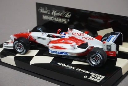 1:43 MINICHAMPS 400040017 Panasonic Toyota Racing TF104 #17 O. Panis avex decal