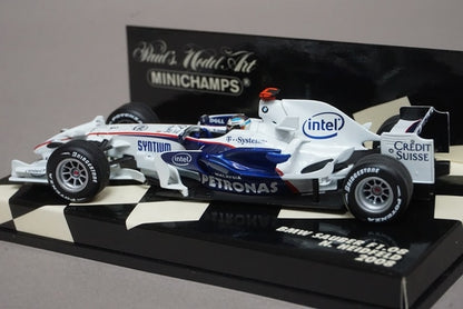 1:43 MINICHAMPS 400080003 BMW Sauber F1.08 2008 #3 N. Heidfeld model car