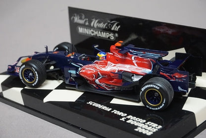 1:43 MINICHAMPS 400080014 Scuderia Toro Rosso STR3 2008 #14 S.Bourdais model car