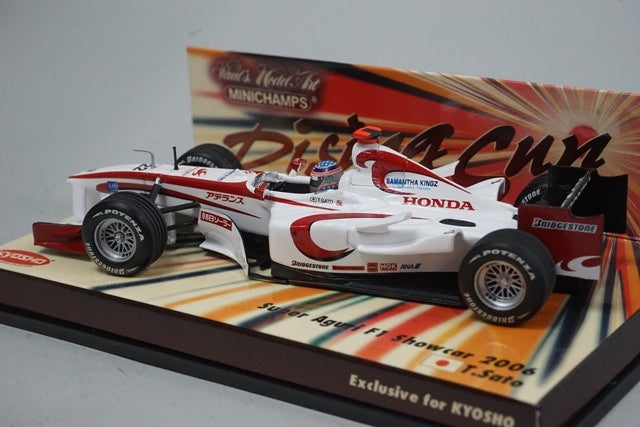 1:43 MINICHAMPS 403060292 KYOSHO Custom Honda Super Aguri F1 Show Car 2006 #22 Takuma Sato