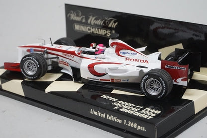 1:43 MINICHAMPS 400060193 Honda Super Aguri F1 Team Show Car 2006 #23 F.Montagny