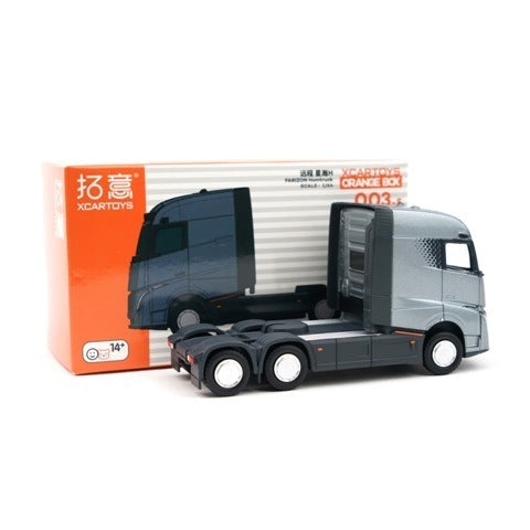 [ Pre-order ] CH004-5 拓意 XCARTOYS 1:64 Geely YangCheng XingHan H Silver Geely Farison Homtruck (Trailer Head) Metallic Gray