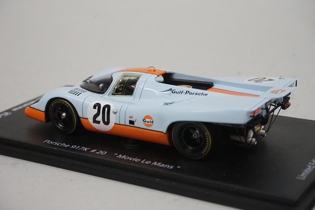 1:43 SPARK Steve McQueen Collection 01 Porsche 917K "Movie Le Mans" #20