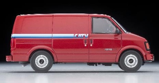 LV-N344a Tomytec 1:64 Chevrolet Astro Van Red 332763 model car