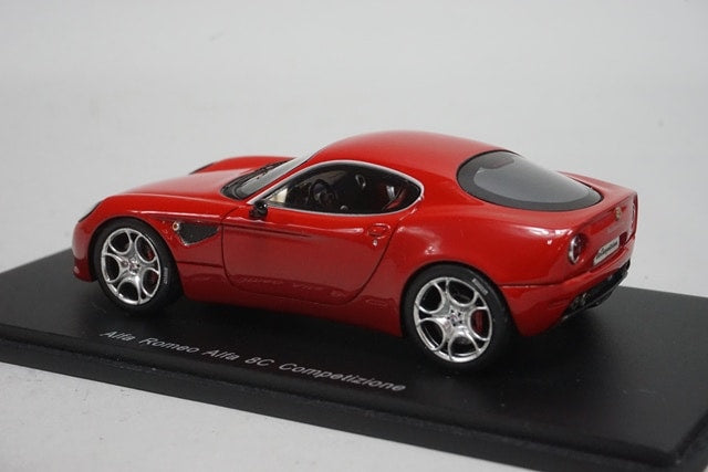 1:43 SPARK KBS023 Alfa Romeo Alfa 8C Competizione Red model car