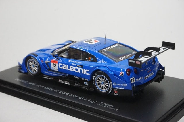 1:43 EBBRO 45398 Nissan Calsonic Impul GT-R Super GT GT500 Fuji Rd.2 2016 #12