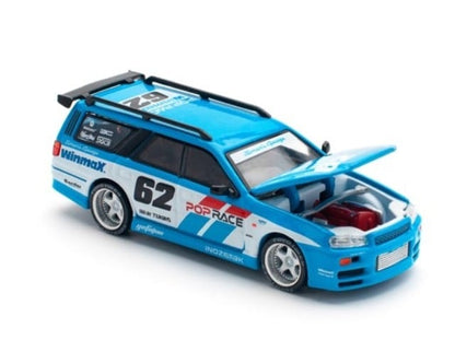 PR640171 POP RACE 1:64 NISSAN STAGEA SIM0N'S GARAGE #62 model car