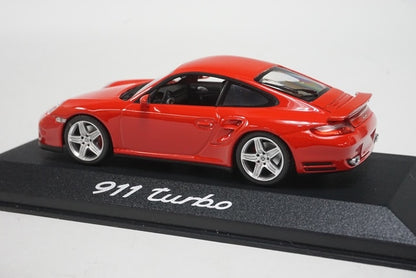 1:43 MINICHAMPS WAP02013116 Dealer-made Porsche 911 Turbo Red model car