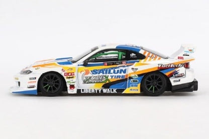 MGT00895-R TSM MINI-GT 1:64 Nissan Silvia S15 LB-Super Silhouette #555 RHD model car