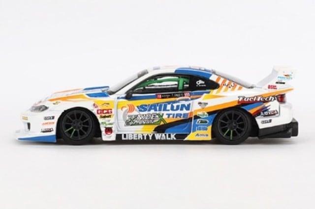 MGT00895-BL TSM MINI-GT 1:64 Nissan Silvia S15 LB-Super #555 RHD *Blister Ver