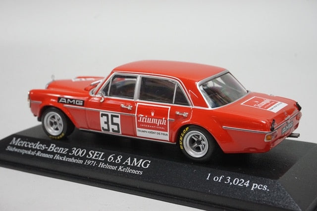 1:43 MINICHAMPS 400713435 Mercedes-Benz 300SEL 6.8 AMG Hockenheim 1971 #35