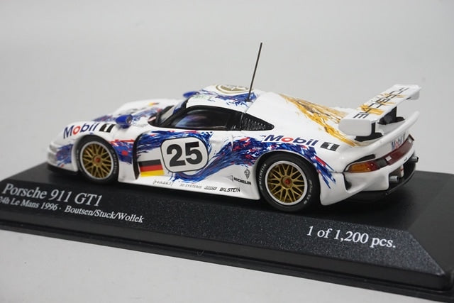 1:43 MINICHAMPS 430966625 Porsche 911 GT1 LM 24H 1996 #25 model car