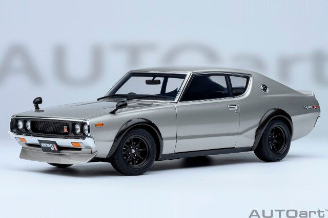 [ Pre-order ] 77466 AUTOart 1:18 Nissan Skyline 2000GT-R (KPGC110) Tuned Version Silver