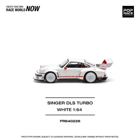 [ Pre-order ] PR640226 POP RACE 1:64 SINGER DLS TURBO (TRACK) WHITE