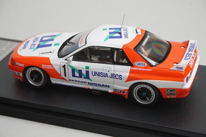 1:43 HPI 8610 Nissan Unisia Jex Skyline GT-R JTC Suzuka 1993 #1 model car