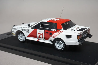 1:43 HPI 8937 Toyota Celica Twin Cam Turbo Safari 1985 #21 model car