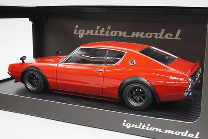 1:18 ignition model IG1845 Nissan Skyline 2000 GT-R (KPGC110) Red model car