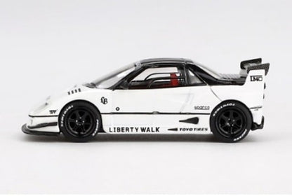 MGT00953-BL TSM MINI-GT 1:64 Mazda AZ-1 Liberty Walk LB40 Tokyo Auto Salon 2024 White (Right-Hand Drive) *Blister Pack