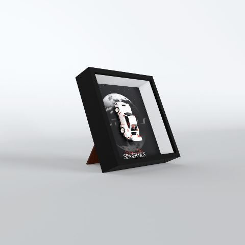 [ Pre-order ] FY64072 Finclassically 1:64 Singer DLS Frame Series White - GT Wing Car