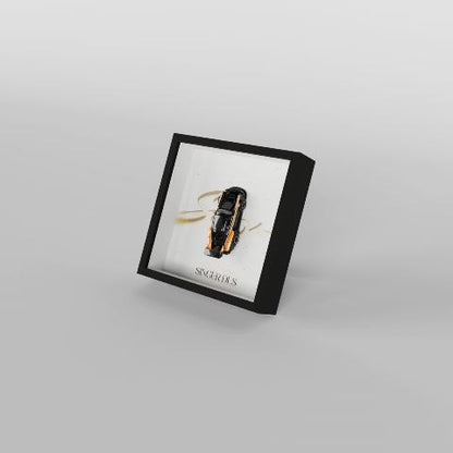 [ Pre-order ] FY64075 Finclassically 1:64 Singer DLS Frame Series Black - GT Wing Car