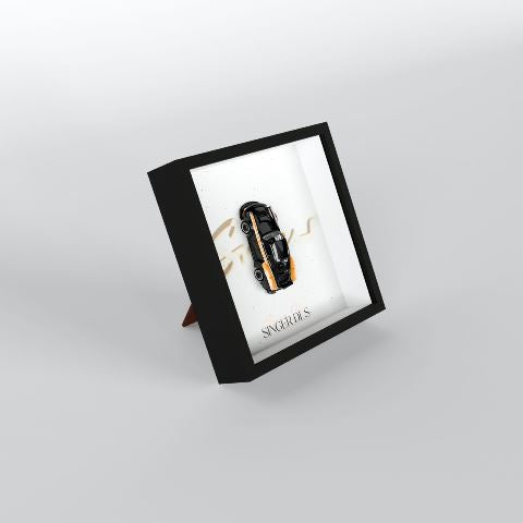 [ Pre-order ] FY64076 Finclassically 1:64 Singer DLS Frame Series Black - Ducktail Car