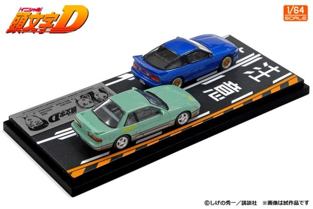 [ Pre-order ] MD64220 Modeler's 1:64 Initial D Set Vol.20 Mako Sayuki Sileighty & Ikeya Koichiro Sylvia (S13)