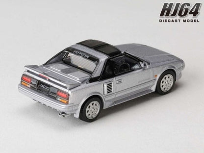 [ Pre-order ] HJ643056AS Hobby Japan 1:64 Toyota MR2 1600G-LIMITED SUPER CHARGER 1988 T BAR ROOF Silver Metallic / Custom Color