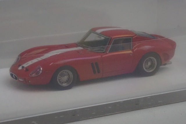 M64X 1:64 250GTO S/N 3809GT Red Silver And White Body Stripes model car