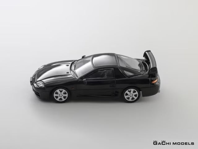 GM64001BK GaChi Models 1:64 Mitsubishi GTO (1998) 3000GT Black